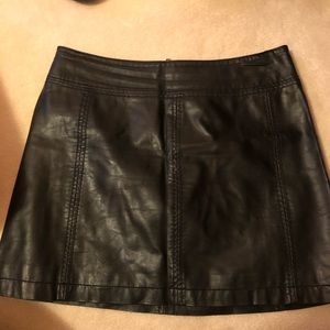Leather Skirt